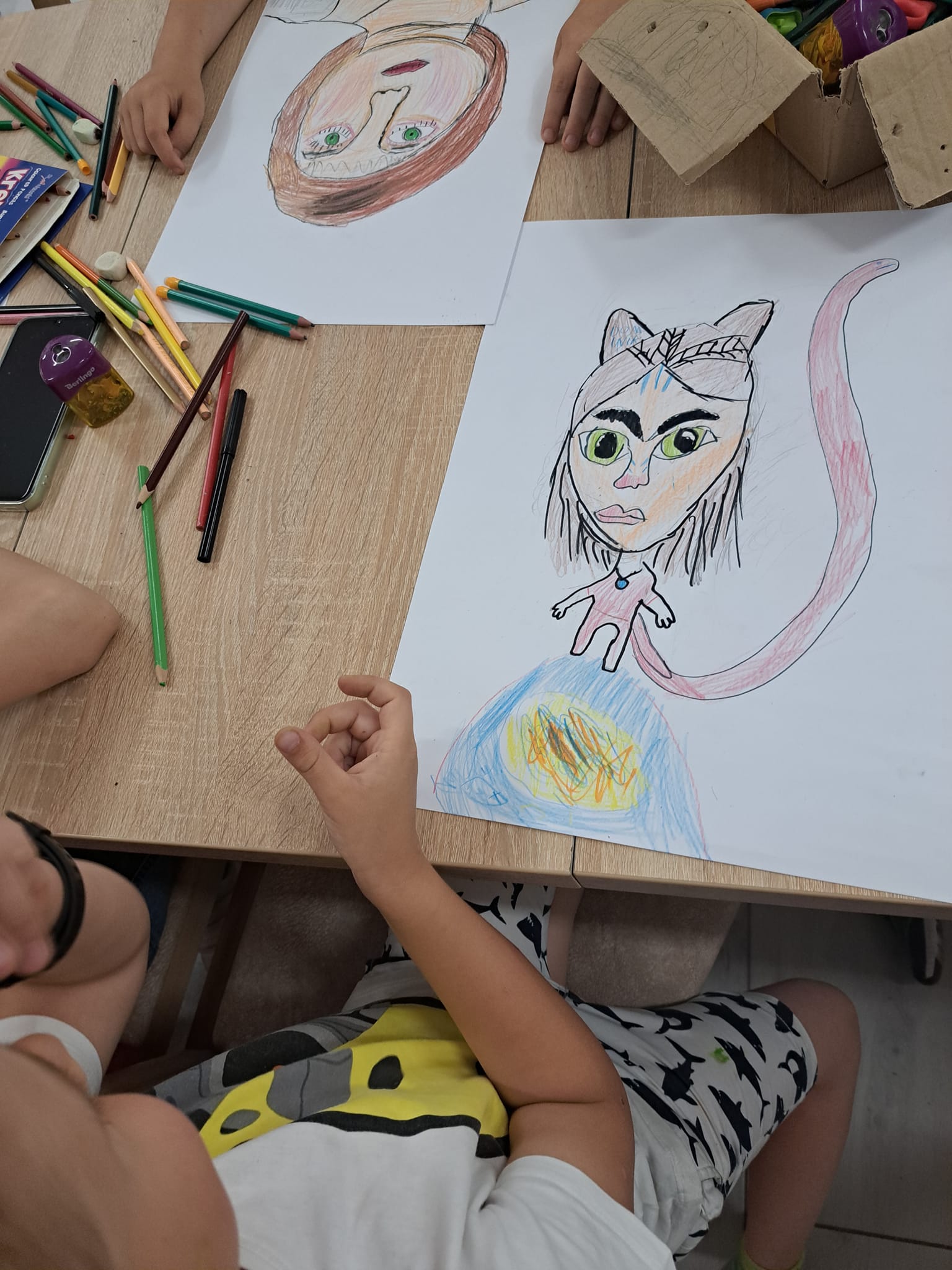 Zajęcia plastyczne - karykatury i portrety